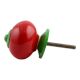 Solid Red Green Fitting Ceramic Knob